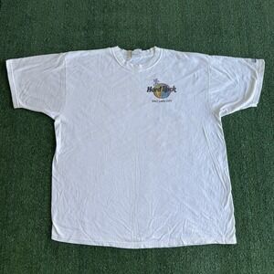 Hard Rock Cafe T Shirt Salt Lake City Tribal Graphic White Heavy Tee XL USA Made